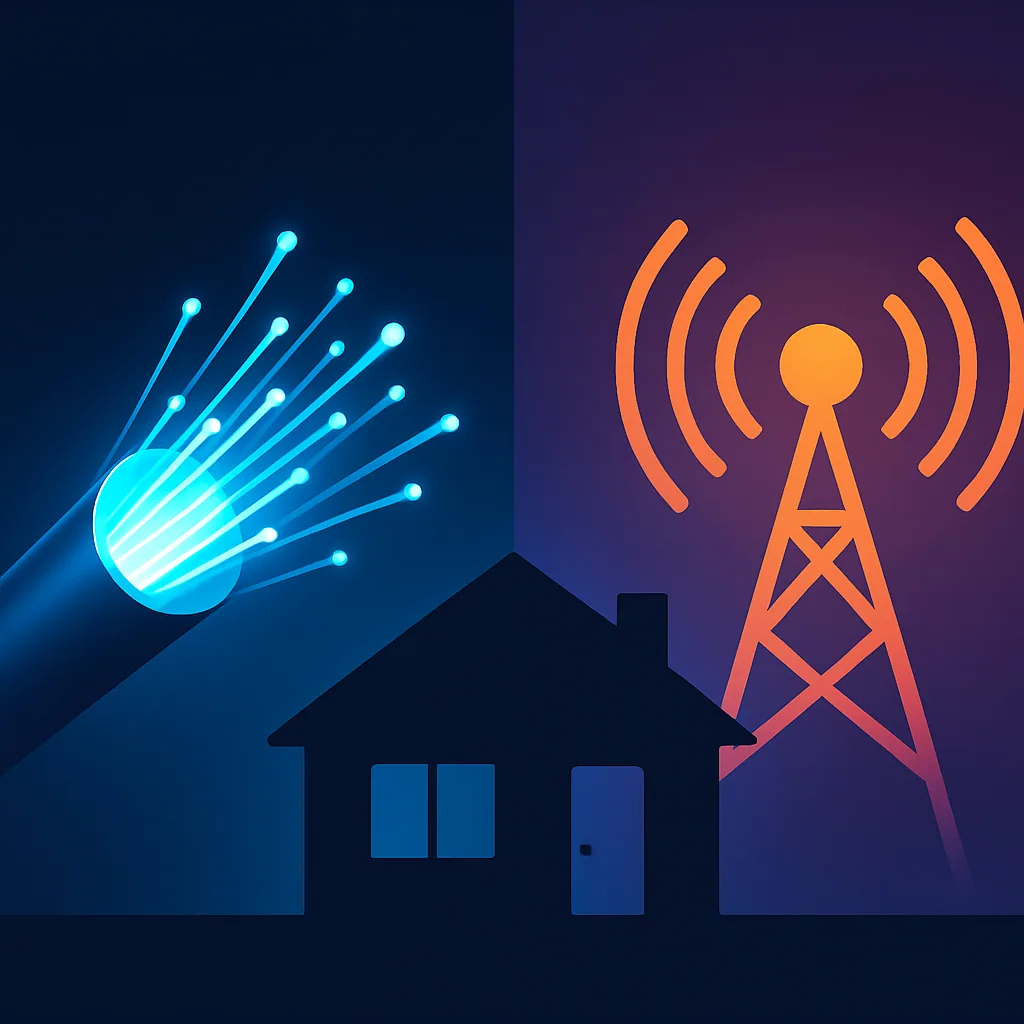 Światłowód czy 5G w domu? Co wybrać w 2025 roku