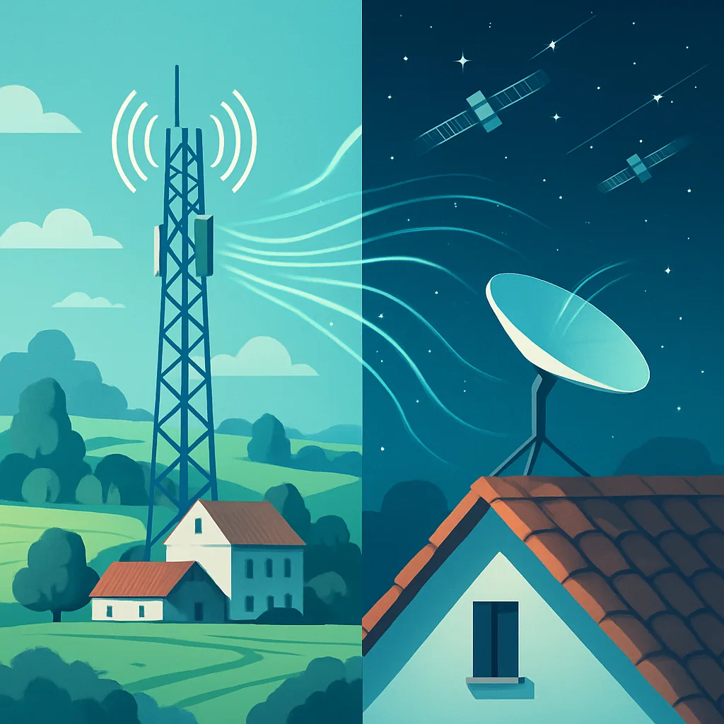 Internet satelitarny czy LTE? Co wybrać tam, gdzie nie ma światłowodu