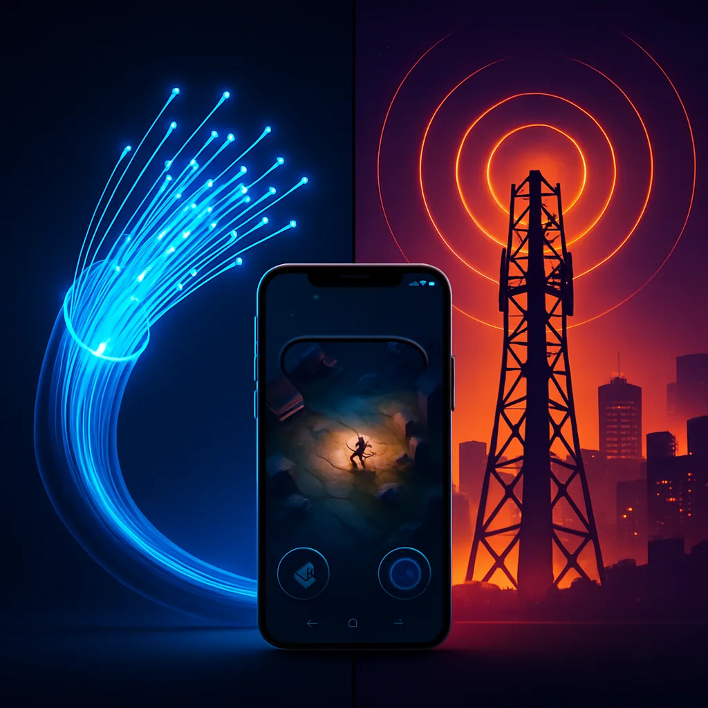 5G czy światłowód? Internet dla gracza mobilnego i streamera w praktyce