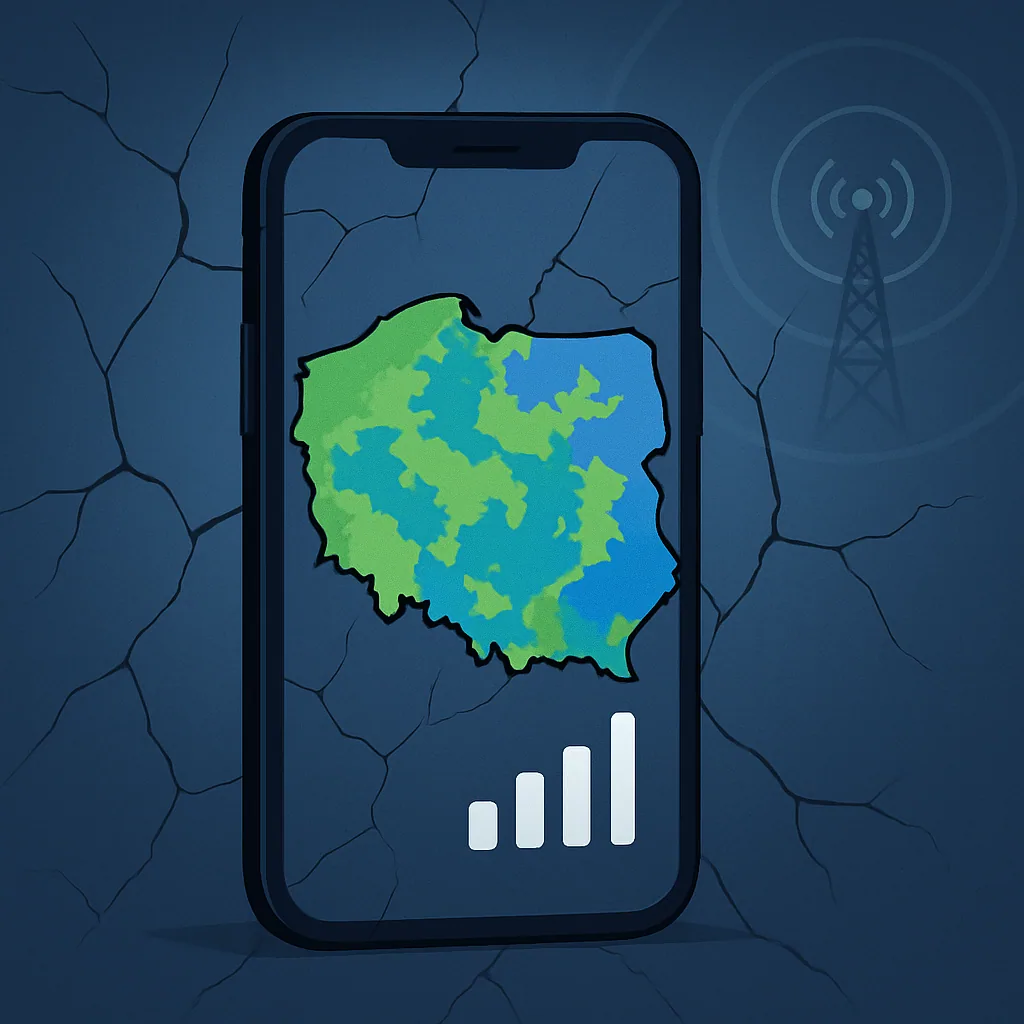 Mapa zasięgu operatorów w Polsce: jak czytać dane UKE i nie dać się zmylić